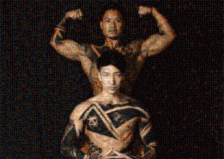【NFT art】Muscle Mosaic @マッスルモザイク　NFTアート