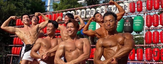 中野盆踊り　マッチョ