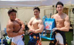 イオンモール　筋肉かき氷