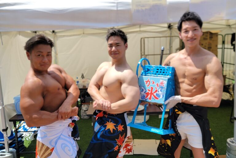 イオンモール　筋肉かき氷