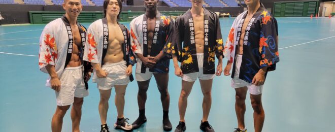 社内行事　運動会　マッチョ派遣