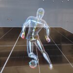 3Dモーションキャプチャ　モデル　サッカー