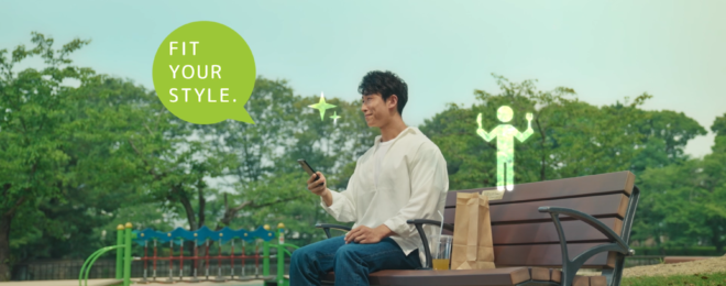 CMモデル　マッチョ