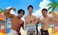 夜市イベント　マッチョ