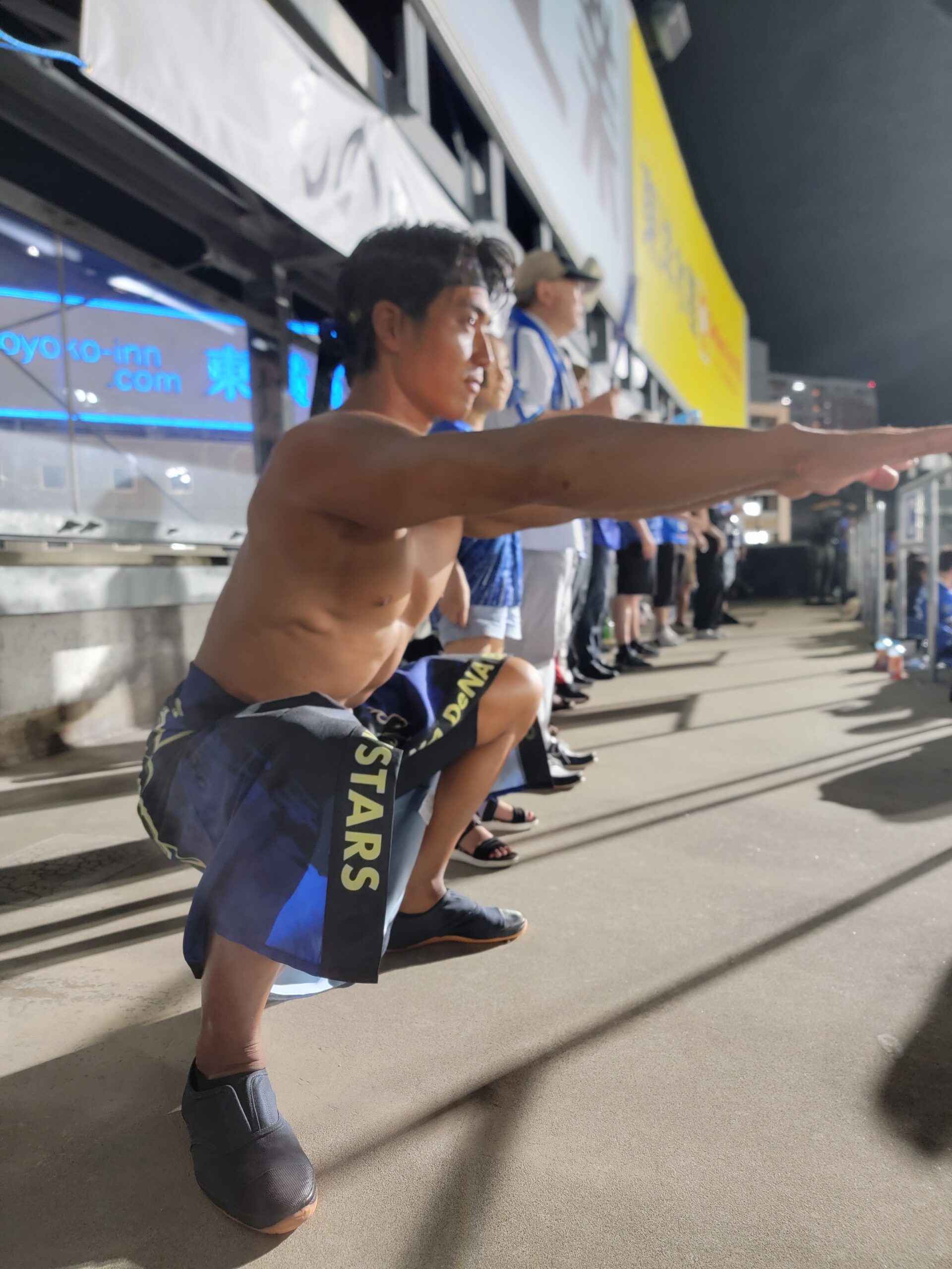 横浜DeNAベイスターズの横濱漢祭の空気椅子席